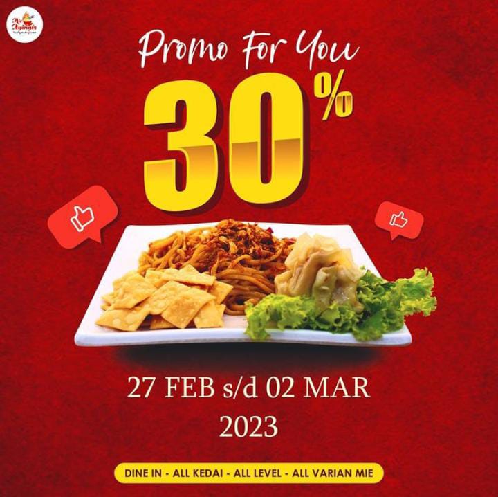 PROMO AKHIR BULAN DISCOUNT 30% 